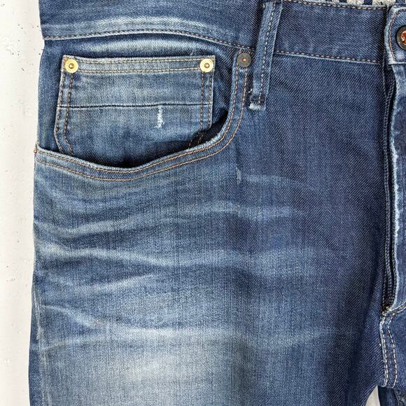 Denham Mens Razor Slim Fit Denim Jeans Cotton Poly Stretch Blue Niss Size 36 - Picture 10 of 14